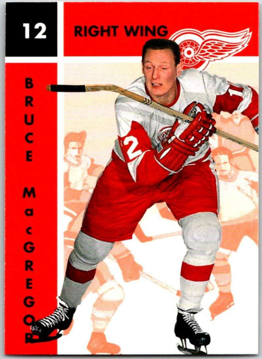 1995-96 Parkhurst '66-67 #49 Bruce MacGregor  Detroit Red Wings  V50698