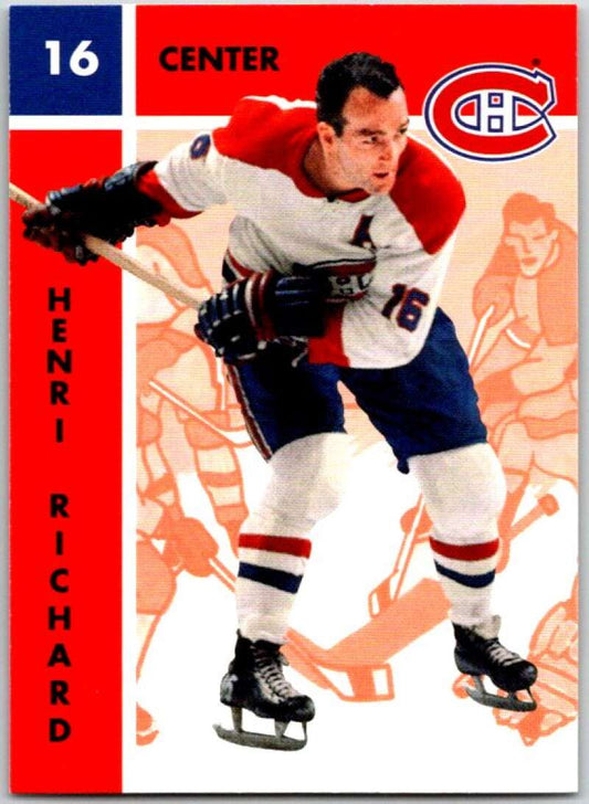 1995-96 Parkhurst '66-67 #58 Henri Richard  Montreal Canadiens  V50711