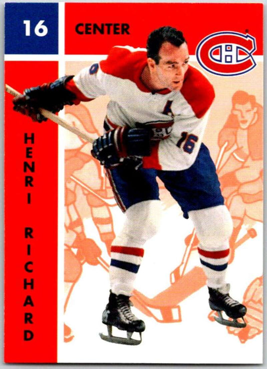 1995-96 Parkhurst '66-67 #58 Henri Richard  Montreal Canadiens  V50712