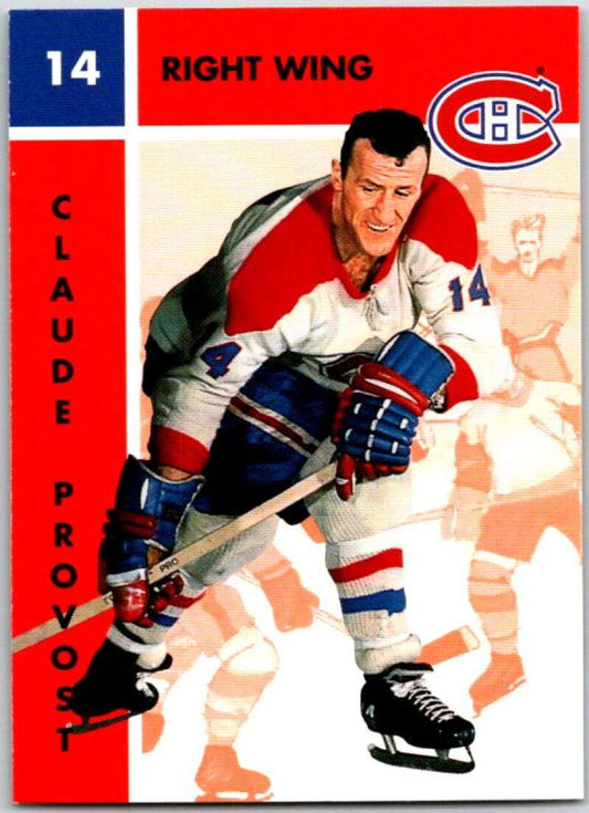 1995-96 Parkhurst '66-67 #61 Claude Provost  Montreal Canadiens  V50714
