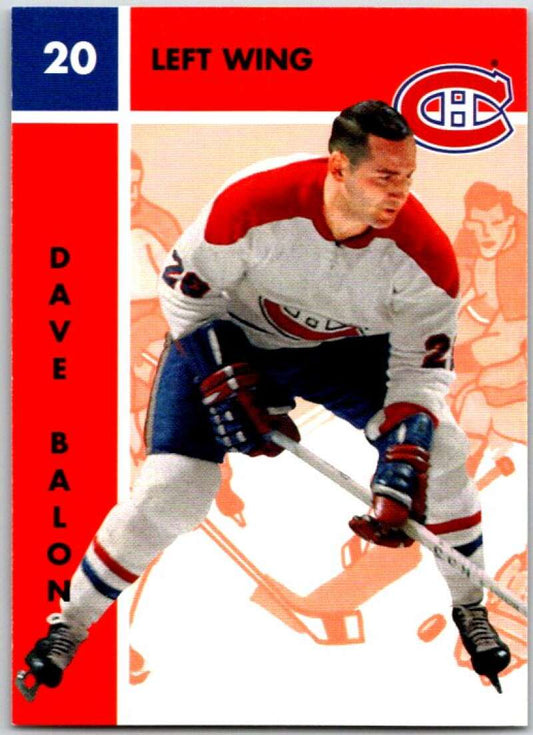 1995-96 Parkhurst '66-67 #62 Dave Balon  Montreal Canadiens  V50715