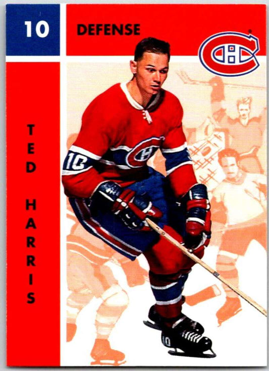 1995-96 Parkhurst '66-67 #63 Ted Harris  Montreal Canadiens  V50716