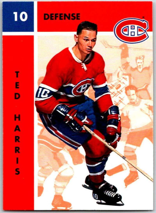 1995-96 Parkhurst '66-67 #63 Ted Harris  Montreal Canadiens  V50717