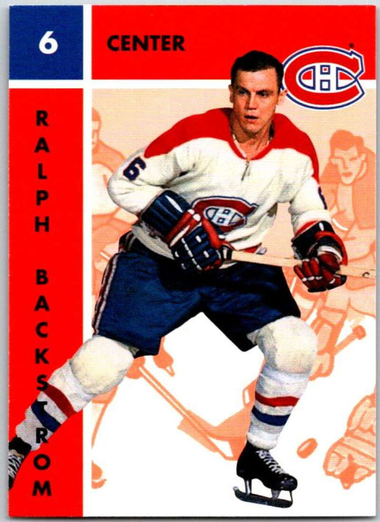 1995-96 Parkhurst '66-67 #64 Ralph Backstrom  Montreal Canadiens  V50718