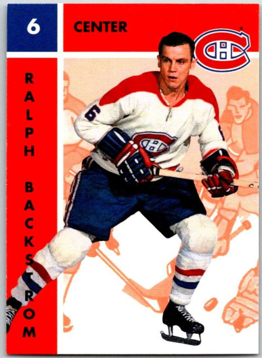 1995-96 Parkhurst '66-67 #64 Ralph Backstrom  Montreal Canadiens  V50719