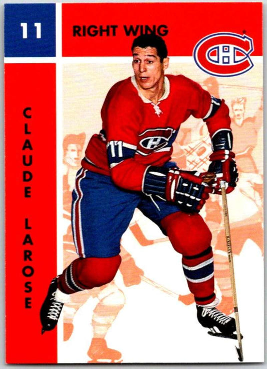 1995-96 Parkhurst '66-67 #69 Claude Larose  Montreal Canadiens  V50723