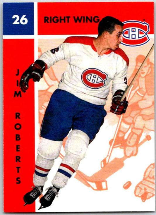 1995-96 Parkhurst '66-67 #72 Jim Roberts  Montreal Canadiens  V50728