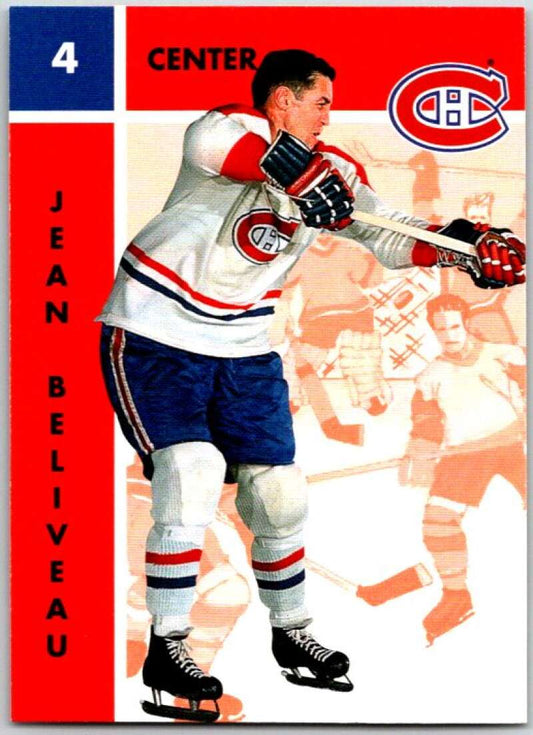 1995-96 Parkhurst '66-67 #73 Jean Beliveau  Montreal Canadiens  V50729