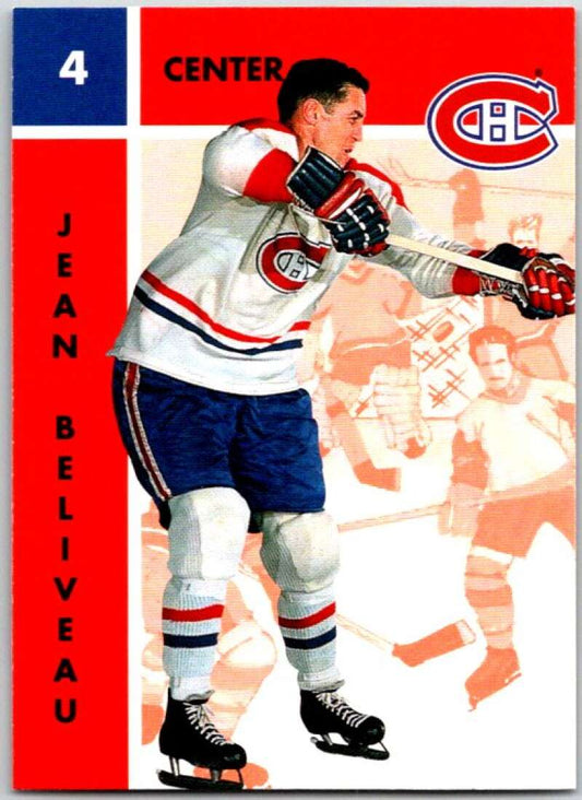 1995-96 Parkhurst '66-67 #73 Jean Beliveau  Montreal Canadiens  V50730