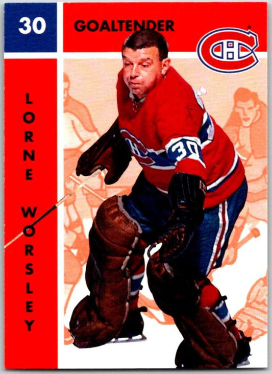 1995-96 Parkhurst '66-67 #76 Lorne Worsley  Montreal Canadiens  V50734