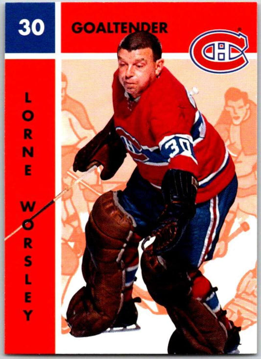 1995-96 Parkhurst '66-67 #76 Lorne Worsley  Montreal Canadiens  V50735