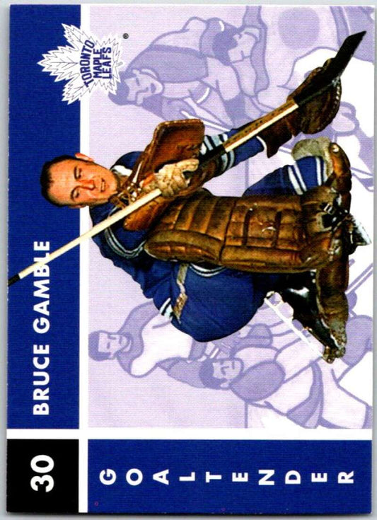 1995-96 Parkhurst '66-67 #118 Bruce Gamble  Toronto Maple Leafs  V50766
