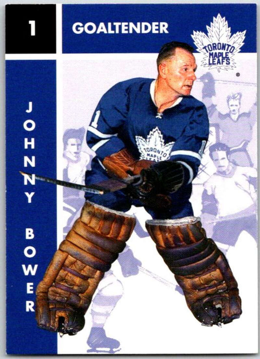 1995-96 Parkhurst '66-67 #119 Johnny Bower  Toronto Maple Leafs  V50768