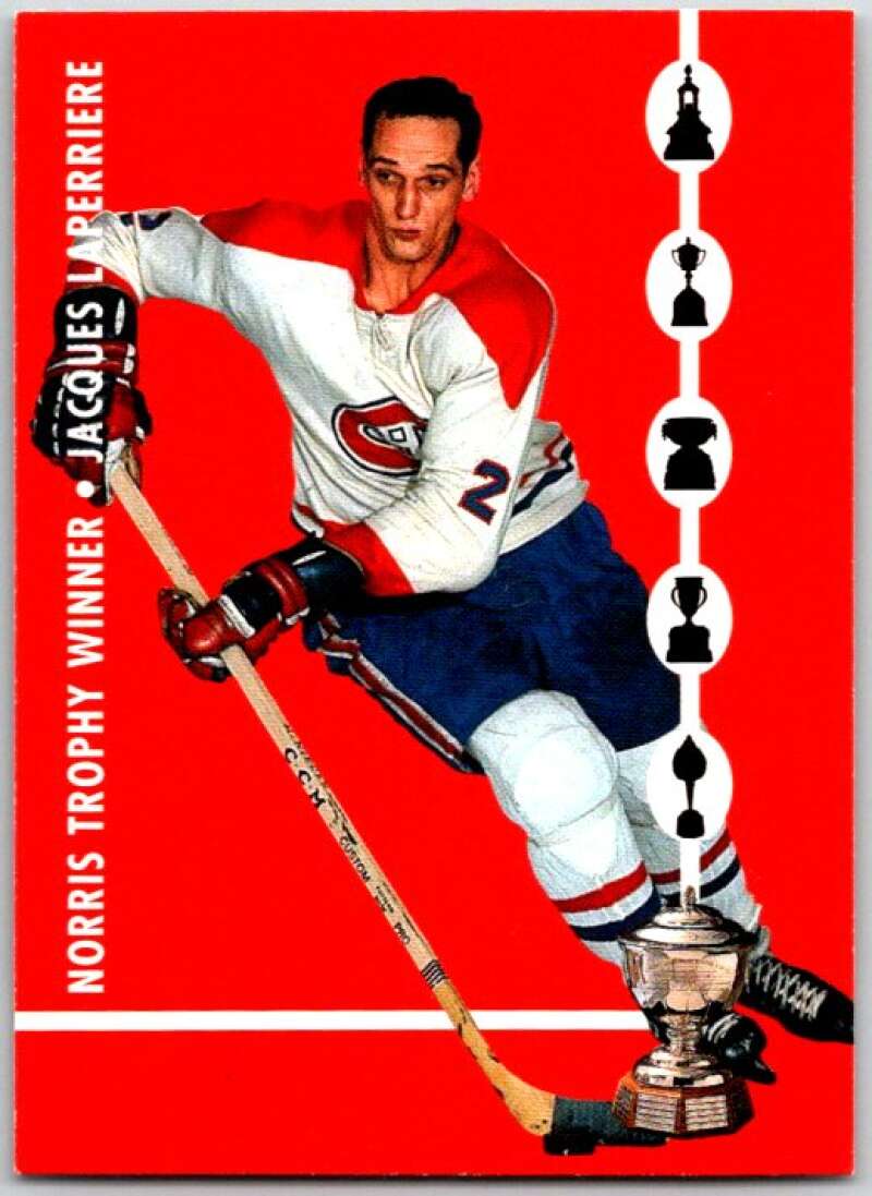 1995-96 Parkhurst '66-67 #128 Jacques Laperriere  Montreal Canadiens  V50779