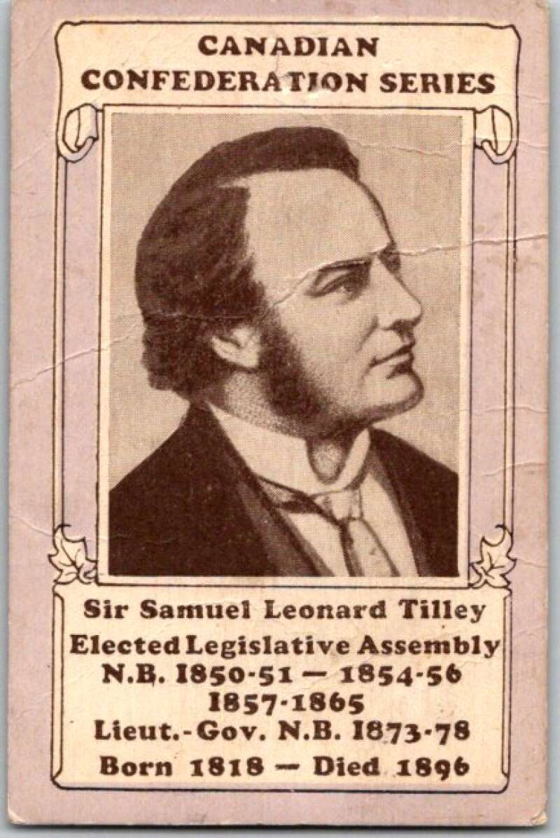 1927 Canadian Federation Series Sir Samuel Leonard Tilley  V50855