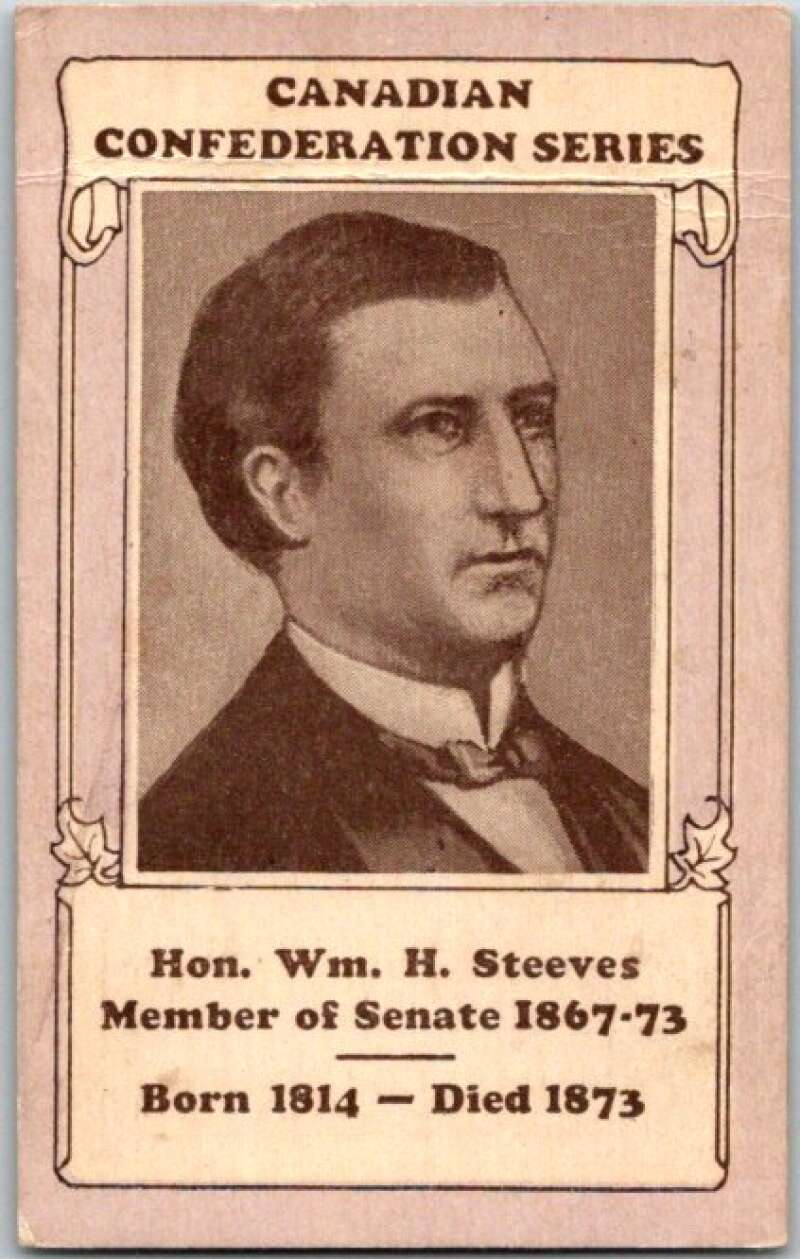 1927 Canadian Federation Series Hon Wm. H. Steeves  V50858