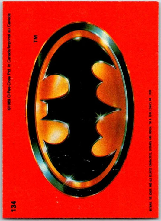 1989 O-Pee-Chee Batman #134 Batman logo   V50888
