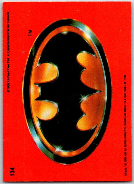 1989 O-Pee-Chee Batman #134 Batman logo   V50889