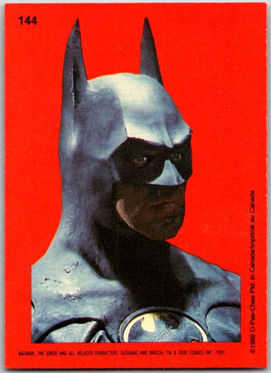 1989 O-Pee-Chee Batman #144 Batman statue   V50910