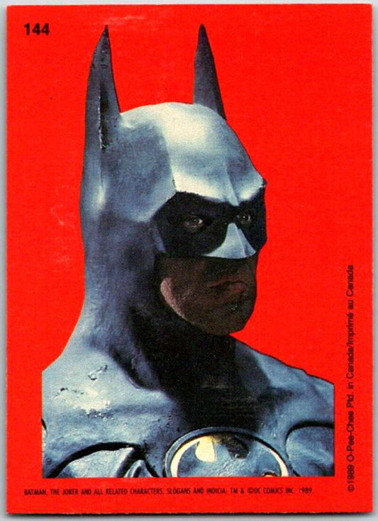 1989 O-Pee-Chee Batman #144 Batman statue   V50911