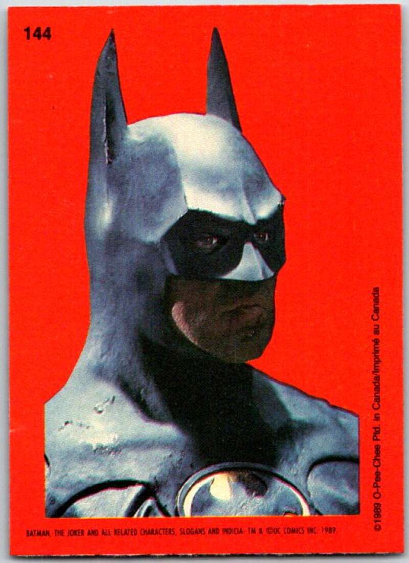 1989 O-Pee-Chee Batman #144 Batman statue   V50912