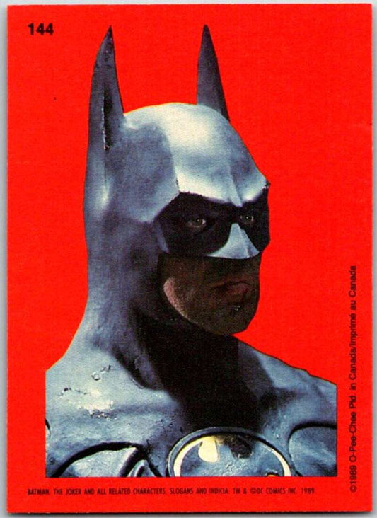 1989 O-Pee-Chee Batman #144 Batman statue   V50913