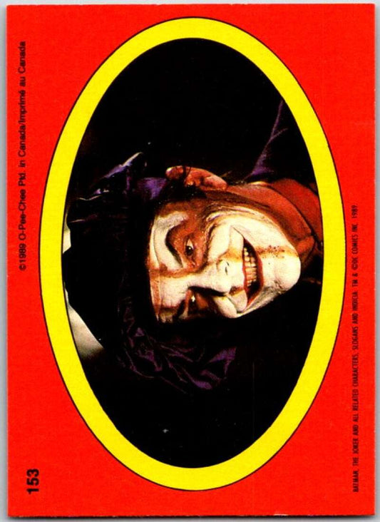 1989 O-Pee-Chee Batman #153 Joker in soft hat   V50934