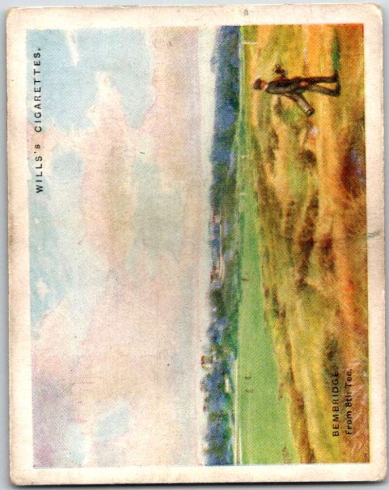 1924 W.D. & H.O. Will's Cigarettes Golf #1 Bembridge  V50964