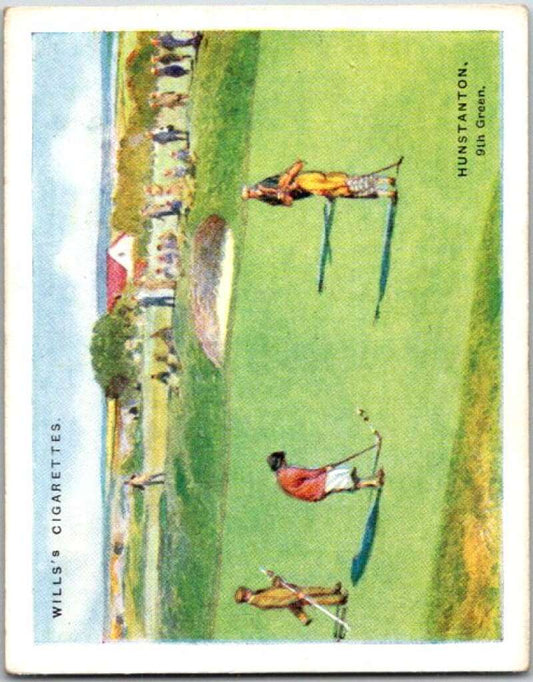 1924 W.D. & H.O. Will's Cigarettes Golf #10 Hunstanton  V50973