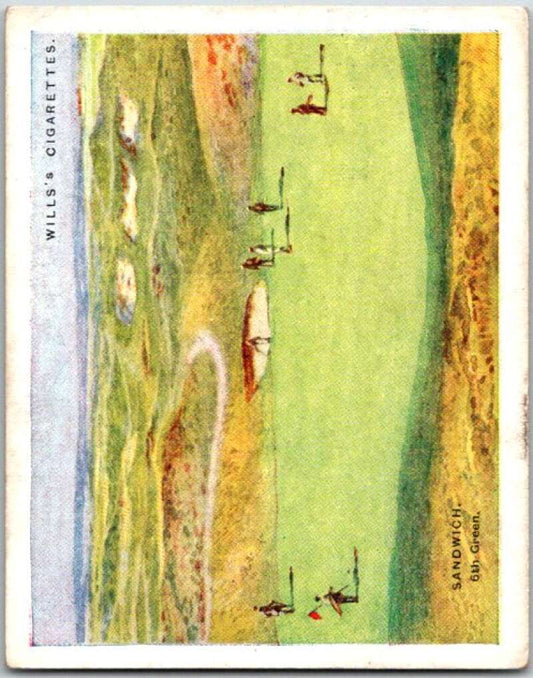 1924 W.D. & H.O. Will's Cigarettes Golf #22 Sandwich  V50985