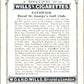 1924 W.D. & H.O. Will's Cigarettes Golf #22 Sandwich  V50985