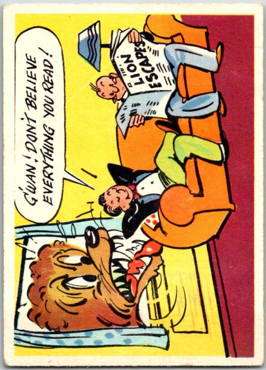 1957 Goofy Postcards #48 G'wan Don't Believe Everything... V51027