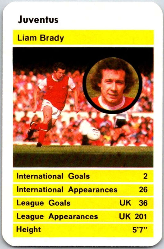 1981 Data British Stars Juventus Liam Brady  V51053