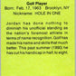 1991 Aamer Michael Jordan Knows Golf - Promo Card  V51070