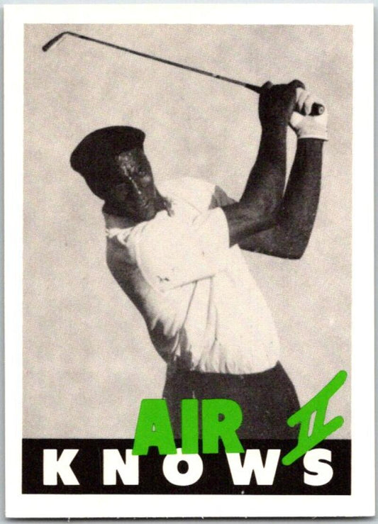 1990 Air Jordan Michael Jordan Air Knows II Golf - Promo Card  V51071