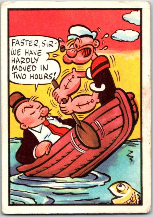1959 Popeye CHIX #35 Faster, sir  V51093