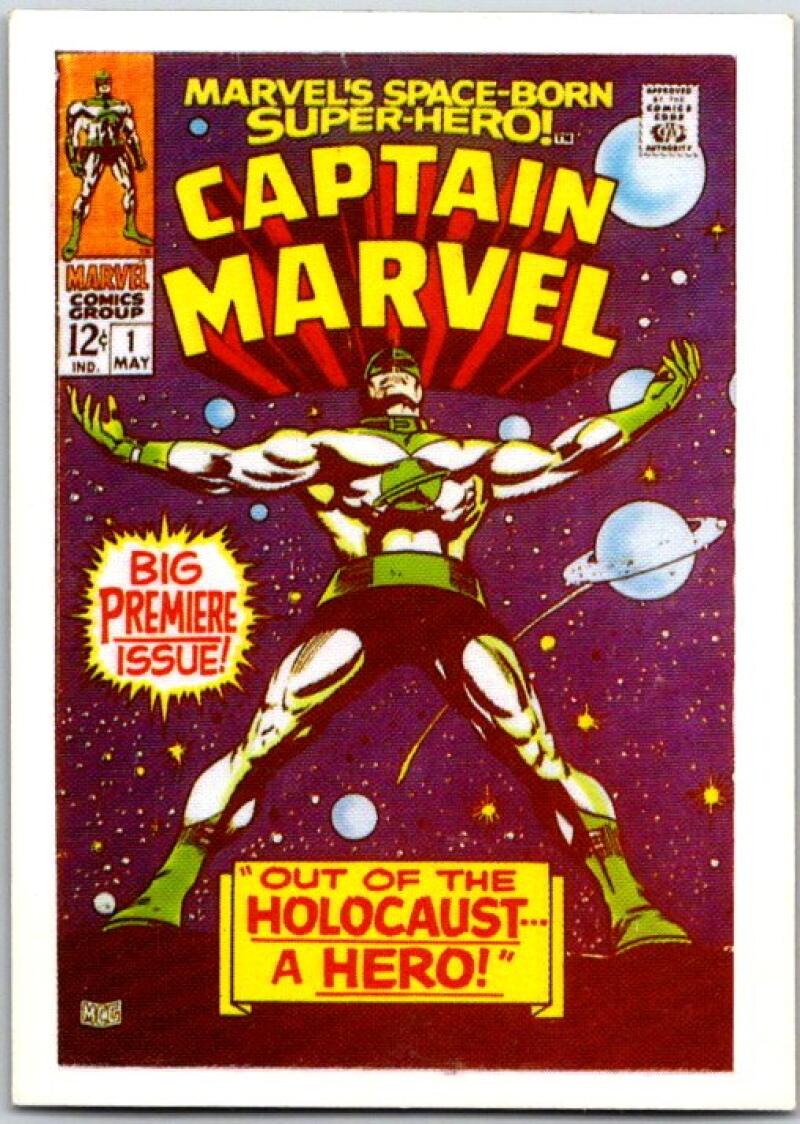 1984 Marvel Superheroes Issue Covers #10 Captain Marvel V51100