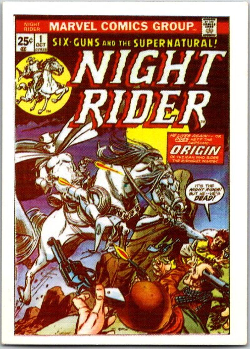 1984 Marvel Superheroes Issue Covers #32 Night Rider V51106