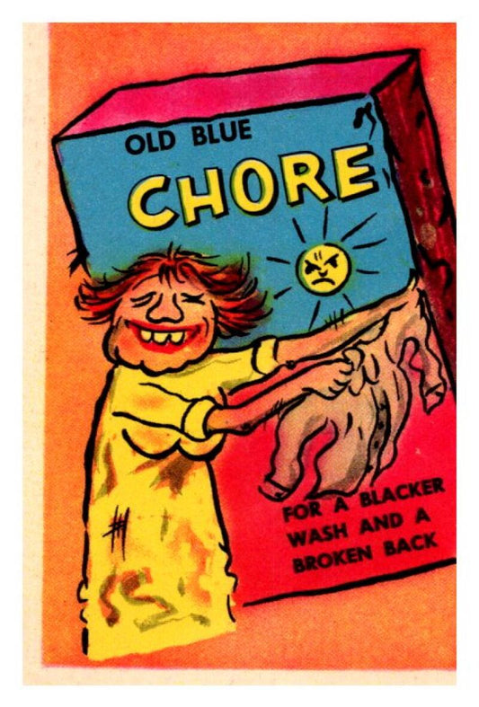 1960 Mr. Baloney's Comics Card #6 Old Blue Chore  V51116