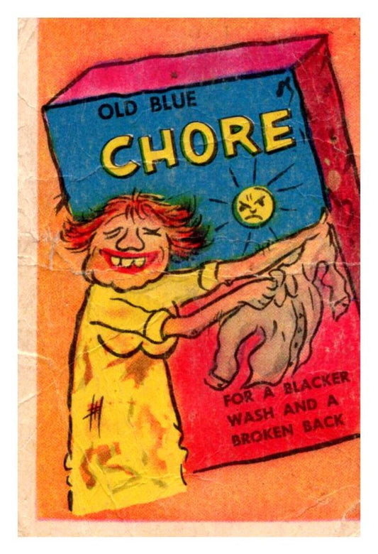 1960 Mr. Baloney's Comics Card #6 Old Blue Chore  V51117