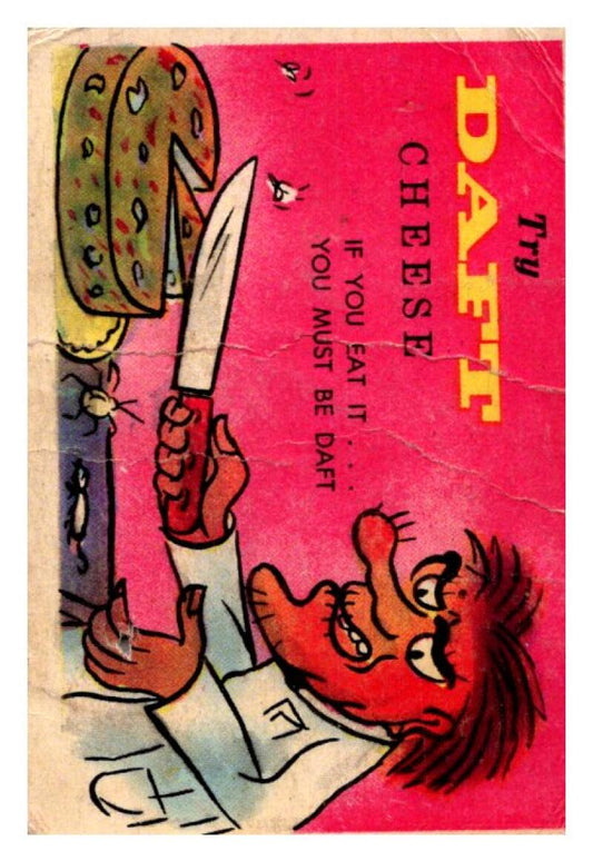 1960 Mr. Baloney's Comics Card #14 Try Daft Chesse  V51119