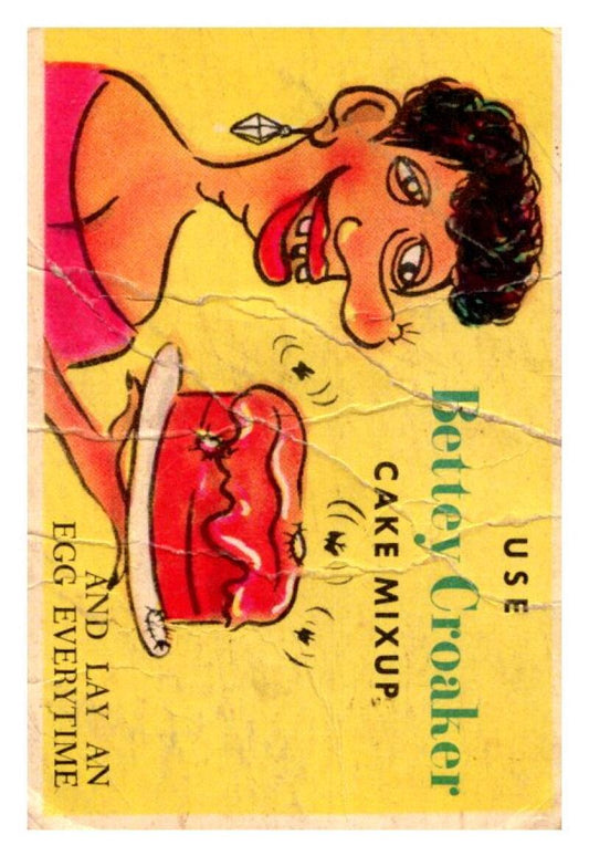 1960 Mr. Baloney's Comics Card #51 Use Bettey Croaker Cake  V51122