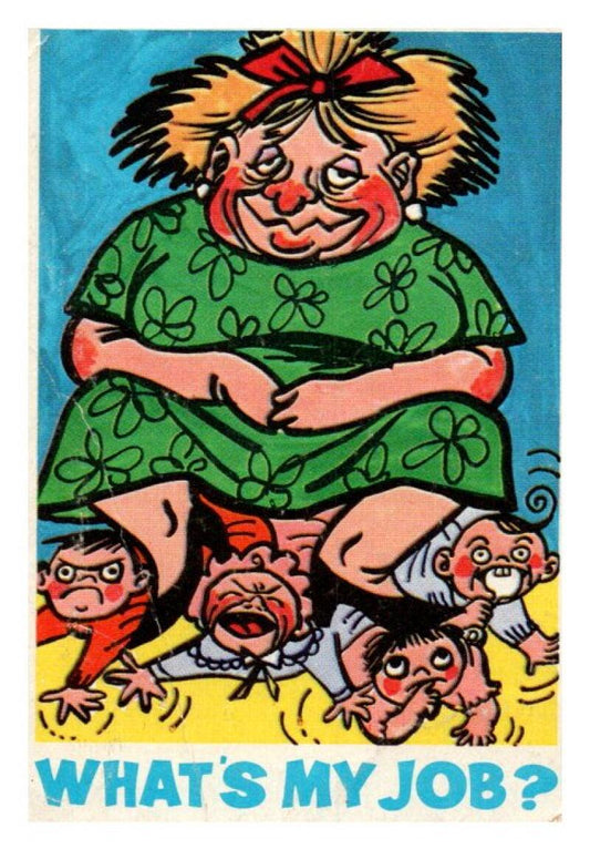 1965 Leaf Whats My Job Card Comics #15 Baby Sitter  V51133