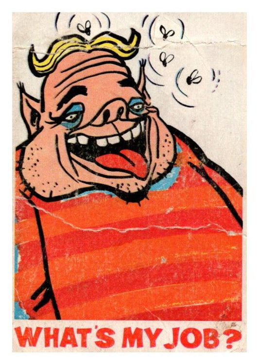 1965 Leaf Whats My Job Card Comics #16 Hog Caller  V51134