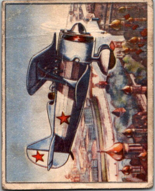 1939 Gum World, The World In Arms #12 Russian Mystery Fighter V51140