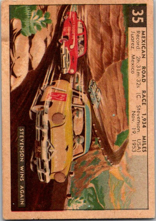 1954 Parkhurst V339 Race Against Time #35 Mexican Road Race V51145