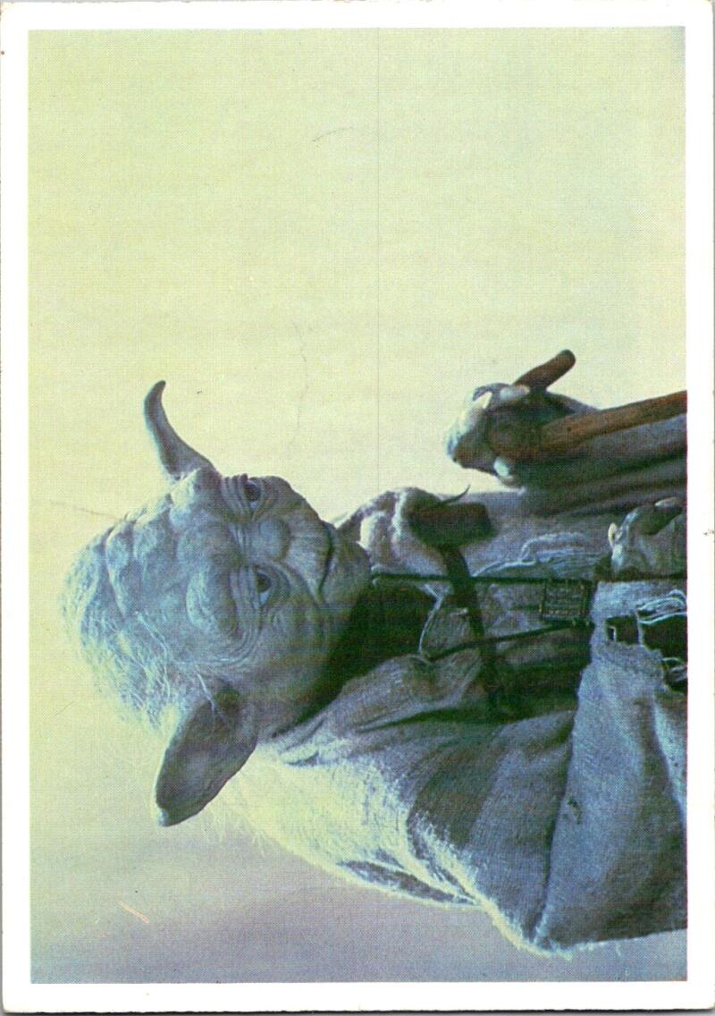 1980 Topps Star Wars Empire Strikes Back Photo 5x7 Card #12 Yoda