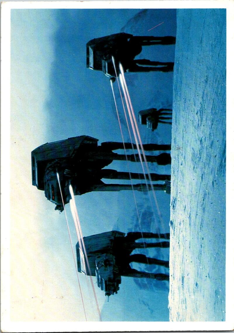 1980 Topps Star Wars Empire Strikes Back Photo 5x7 Card #15 At-At Walkers