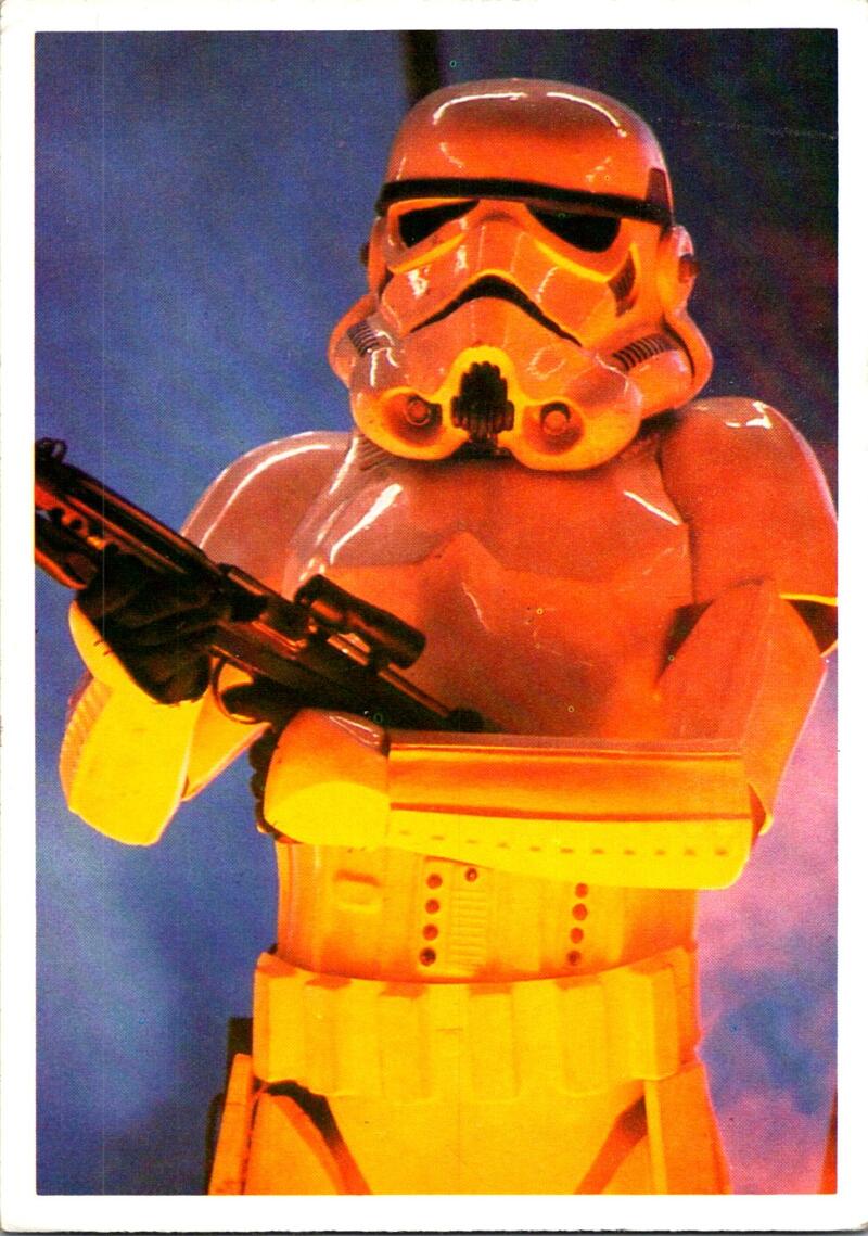1980 Topps Star Wars Empire Strikes Back Photo 5x7 Card #25 Storm Trooper