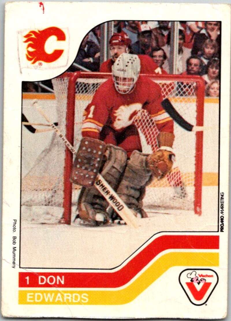 1983-84 Vachon Food Flames #5 Don Edwards  V51258 Image 1